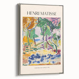Vintage poster art featuring a colorful, abstract cityscape on extra-large canvas, ideal for living room decor.