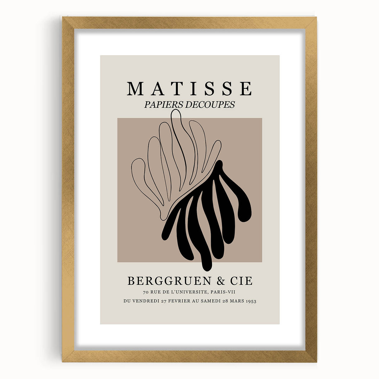 Textured abstract art print in neutral and earth tones on canvas, suited for enhancing a modern bedroom ambiance.