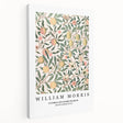 Abstract acrylic print in vibrant blue and green tones on canvas, ideal for kitchen wall art.