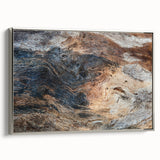 Landscape art painting featuring a colorful abstract design on a black background, ideal for living room décor.
