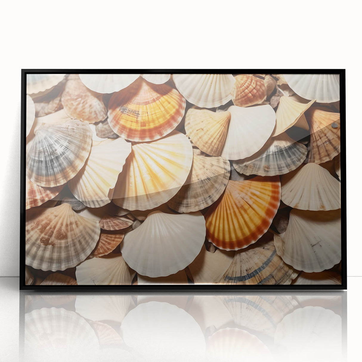 Large abstract wall art featuring swirling blue and green tones on canvas, ideal for modern art wall decor.