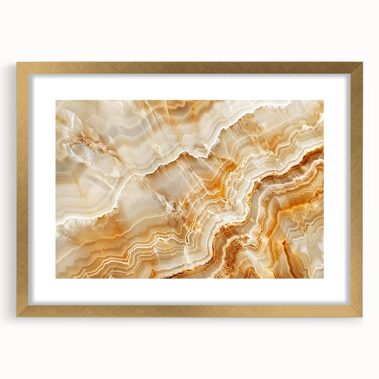 Extra large abstract art print with textured swirls in earth tones on canvas, suitable for living room decor.