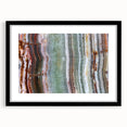 Abstract art print featuring a textured mix of vibrant colors on a large canvas, suitable for living room decor.