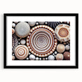 Extra large abstract art print on canvas, featuring textured swirls in vibrant colors, ideal for living room decor.