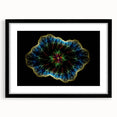 Extra large colorful abstract art print on canvas with textured details, ideal for living room decor.