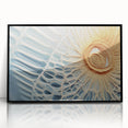Large abstract wall art featuring swirling blue and green hues on canvas, ideal for modern living room décor.