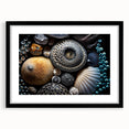 Colorful abstract art print with textured swirls in vibrant hues on a large canvas, ideal for living room decor.