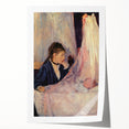 Extra large canvas with a detailed floral design in soft pastel shades, ideal for dining room or bathroom wall art.