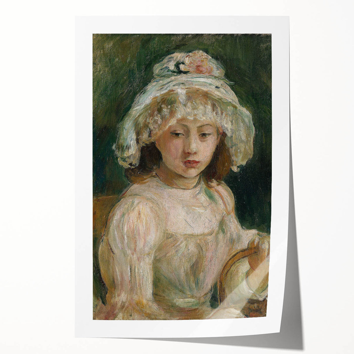 Extra large canvas with vibrant floral art, ideal for dining room or bathroom wall decor.