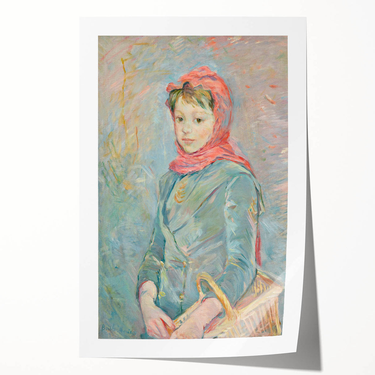 Extra large canvas featuring a floral design in pastel shades, ideal for art wall dining room or classy bathroom wall art.