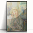 Large abstract wall art on canvas featuring swirling blue and gray tones, ideal for modern living room decor.