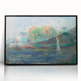 Large abstract wall art in muted earth tones on canvas, featuring mid-century modernist design.