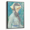 Black and white vintage poster art depicting a serene landscape, ideal for bedroom wall decor.
