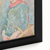 Extra large black wall art featuring colorful, textured abstract shapes, ideal for living room decor.