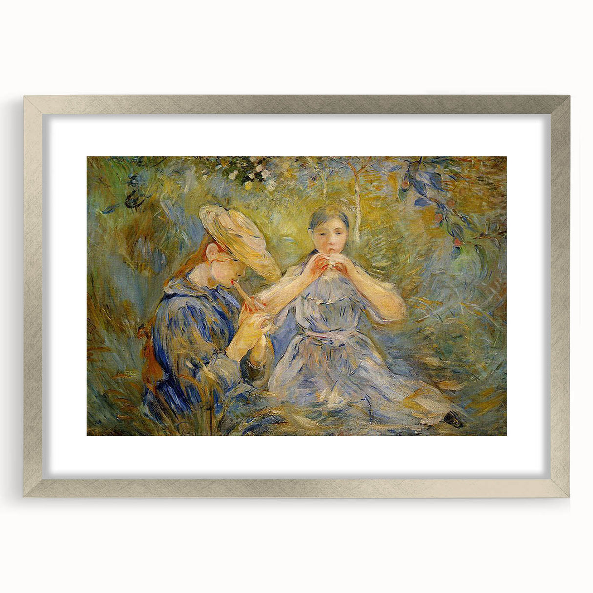 Textured abstract art print in muted earth tones on canvas, ideal for bedroom art.