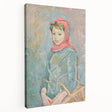 Large art depicting a colorful abstract cityscape on canvas, suitable for kitchen wall decor.
