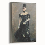 Landscape art painting on canvas featuring a vintage poster style with vivid colors on a black background.