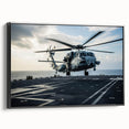 Black and white vintage poster art depicting a serene landscape, ideal for bedroom wall decor.
