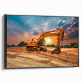Black and white landscape art painting on canvas featuring a vintage poster design, ideal for bedroom wall decor.