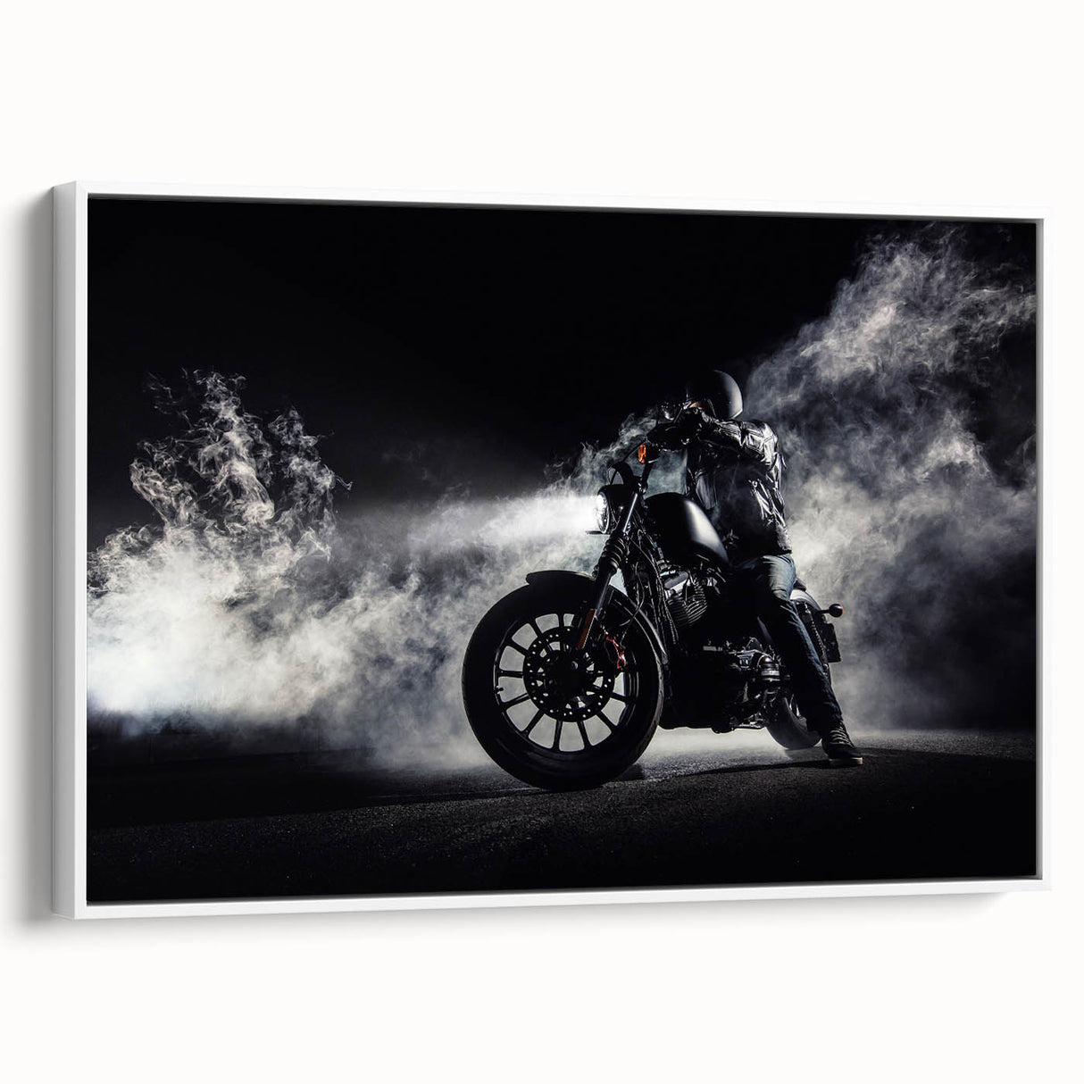 Extra large vintage poster art featuring a colorful abstract design on a black background, ideal for living room decor.