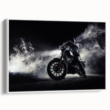 Extra large vintage poster art featuring a colorful abstract design on a black background, ideal for living room decor.