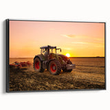 Black and white vintage poster art of a classic car, printed on rolled canvas, ideal for bedroom wall decor.