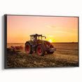 Black and white vintage poster art depicting a tranquil landscape, printed on framed canvas, suitable for bedroom ambiance.