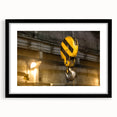 Extra large abstract art print with vibrant, colorful textures on canvas, ideal for living room decor.