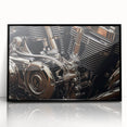 Large abstract wall art featuring swirling blue and gray tones on canvas, ideal for modern art wall decor.