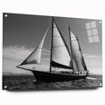 Large abstract wall art on canvas featuring swirling blue and gray tones, suitable for bedroom or dining room decor.