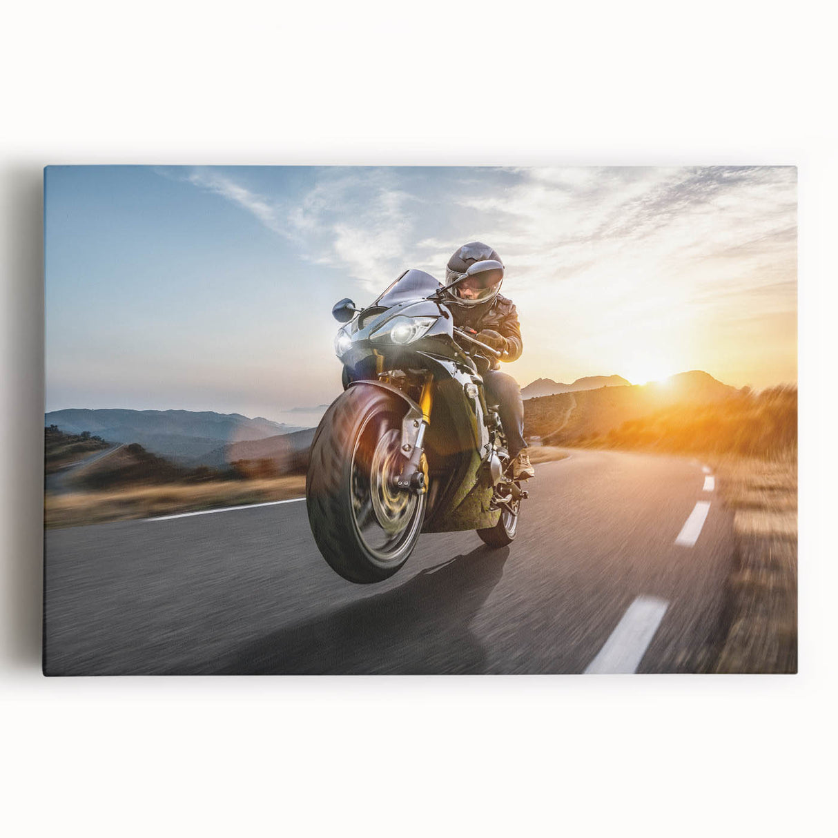 Large black and white acrylic print of a vintage car, ideal for kitchen wall art or bedroom ambiance.
