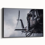 Black and white vintage poster art of a mountain landscape, ideal for bedroom wall decor.