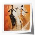 Abstract figurative wall art collection showcasing vibrant colors and fluid shapes, perfect for modern interior decor or artistic expression.