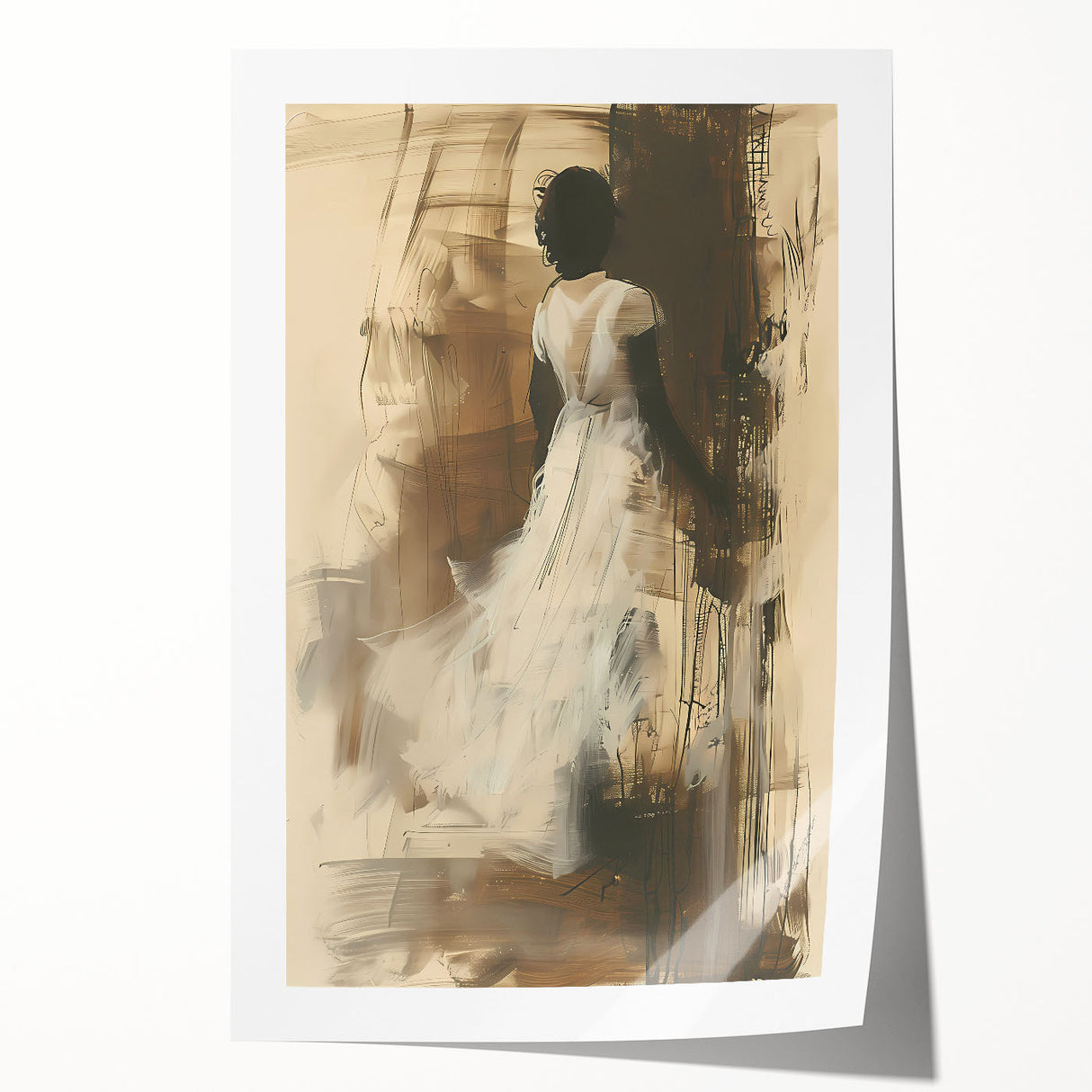 Abstract figurative wall art collection featuring vibrant colors and fluid shapes, perfect for modern home decor and interior design accents.