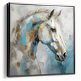 Framed abstract figurative wall art in black, showcasing dynamic shapes and textures, perfect for modern interior decor.