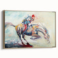 Framed abstract figurative wall art featuring a gold and black design, showcasing elegant shapes and modern aesthetics, ideal for contemporary decor.