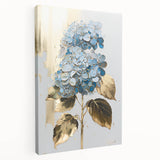 Stretched canvas wall art showcasing an abstract floral design in vibrant colors, perfect for modern home decor and wall enhancement.