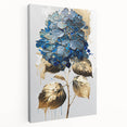 Vibrant abstract floral wall art canvas featuring bold colors and intricate designs, ideal for modern home decor or art enthusiasts.