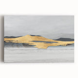 Abstract landscape wall art collection on stretched canvas, showcasing vibrant colors and unique textures, perfect for modern home decor.