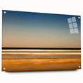 Abstract landscape wall art collection displayed in side view, showcasing vibrant colors and unique textures of acrylic and glass, perfect for modern decor.
