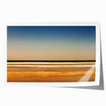 Abstract landscape wall art print showcasing vibrant colors and fluid shapes, rolled and ready for framing, perfect for modern decor.