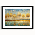 Framed abstract landscape wall art collection showcasing vibrant colors and unique patterns in a sleek black frame, perfect for modern decor.