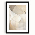 Framed abstract minimalist wall art design in black, showcasing geometric patterns and a matte finish, perfect for contemporary home decor.