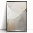 Framed abstract minimalist wall art design featuring a sleek black frame, showcasing vibrant colors and geometric patterns, perfect for modern home decor.