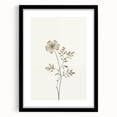 Minimalist black-framed wall art featuring an abstract geometric design suitable for modern decor, showcasing a clean, sophisticated aesthetic perfect for any room.