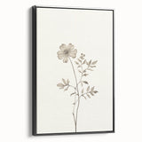 Framed minimalist wall art in black, showcasing an abstract design with sleek lines and subtle textures, ideal for modern decor in living spaces.