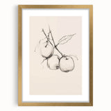 Abstract minimalist design wall art collection featuring a framed piece with a gold mat, showcasing elegant lines and neutral tones, perfect for modern decor.