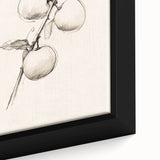 Close-up of framed abstract minimalist wall art featuring soft pastel colors and geometric shapes, perfect for modern home decor or office spaces.