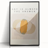Framed acrylic wall art showcasing an abstract minimalist design with a black color scheme, perfect for modern decor. Ideal for adding a touch of elegance to any room.