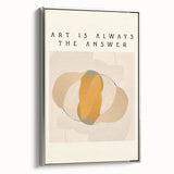 Framed abstract minimalist wall art featuring a silver side view design, perfect for modern home decor. Ideal for adding a touch of elegance to any room.